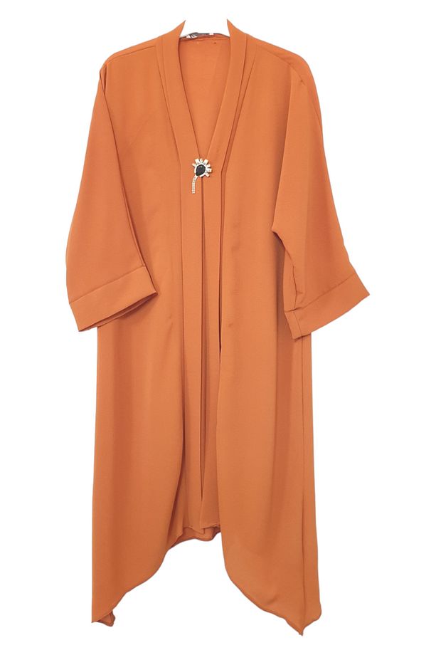 KOBE KREP KUMAŞ KOLLARI BOL MODEL HIRKA - 1