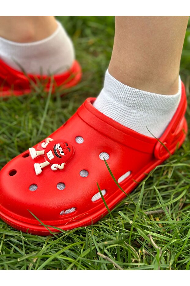 Boy's Summer Red Slippers Pool Sea Beach Slippers Sandals