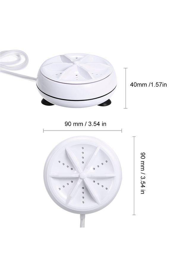 Mini Portatif Çamaşır Makinesi Taşınabilir Seyahat İçin Çamaşır Yıkama Makinası - 7