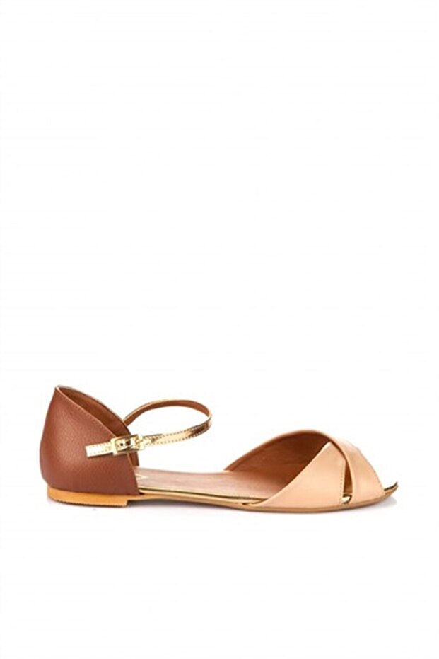 Hellbraune Damensandalen K726271909 - 6