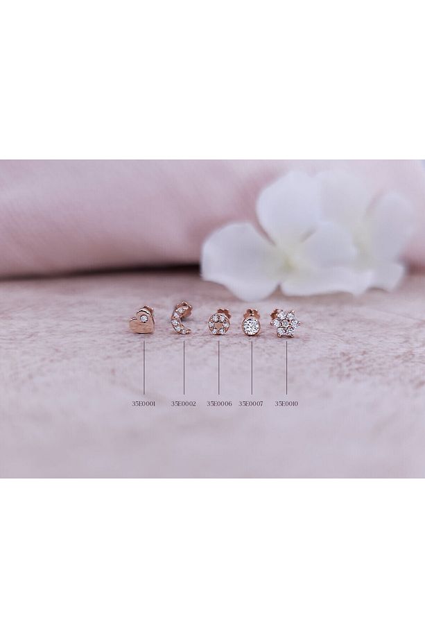 Pırlanta Bloom Tragus Piercing 0635E0010 - 5