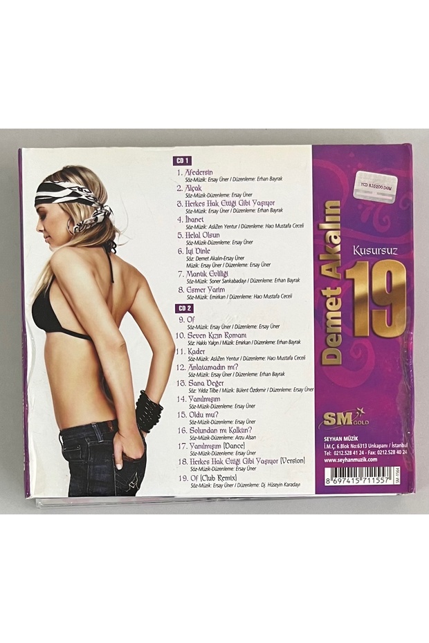 Demet akalın flawless 19 double cd (original period edition) - 2