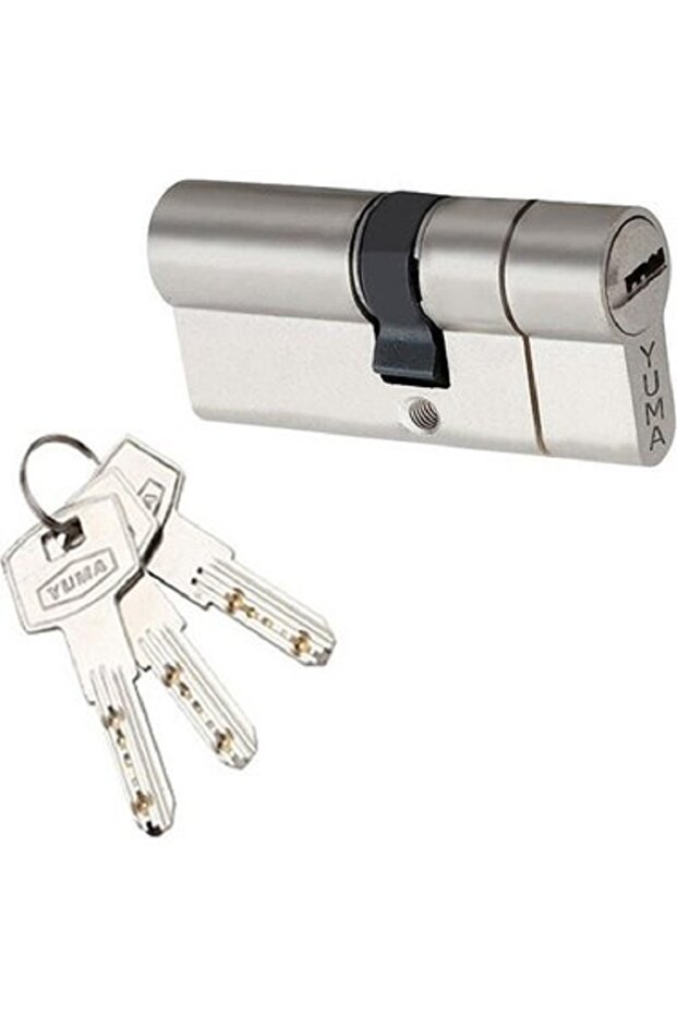 Lock, External Door Lock, Steel Door Lock, Yuma Ball Cylinder Satin 68 mm