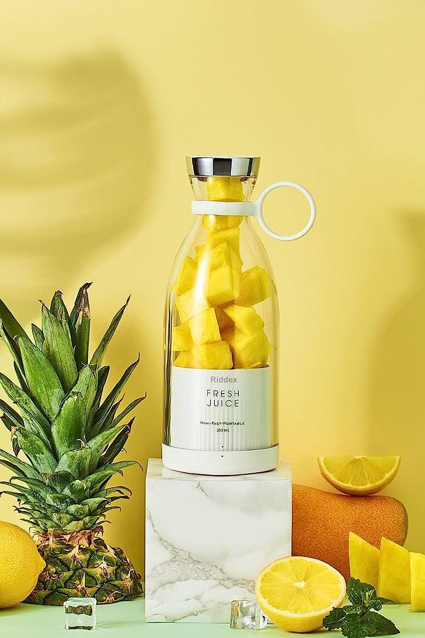 2 Yıl Kablosuz Şarjlı Blender Estetik Görünümlü Kolay Taşınabilir Blender Smoothie Yapıcı Blender T - 2