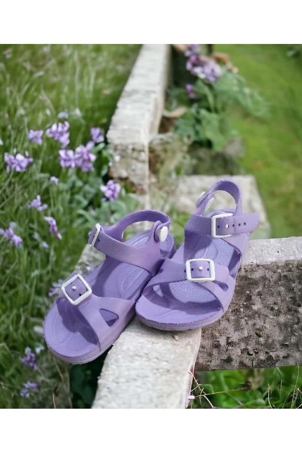 Ortopedik Taban Şık Ve Kaliteli Çift Şeritli Kız Çocuk Sandalet - 1