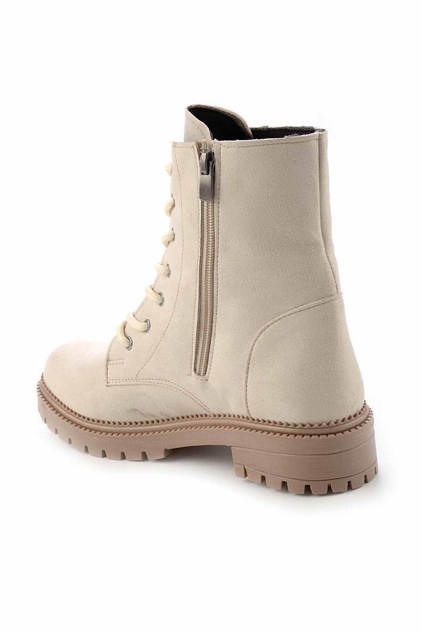 Bej Süet Kadın Bot & Bootie K02641530402 - 4