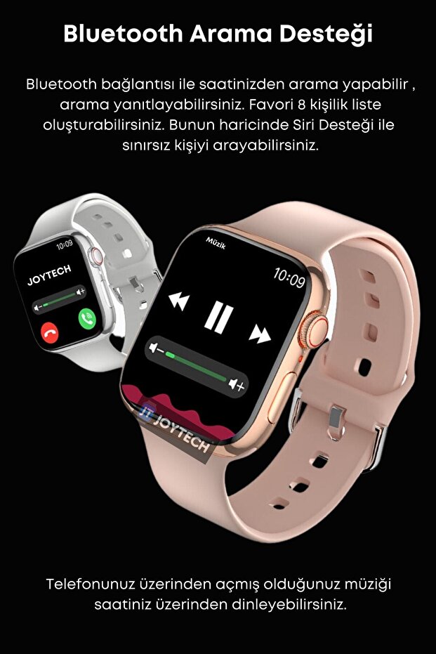 2023 Yeni Nesil Watch7 45 Mm Akıllı Saat Siri Hesap Makinesi Bluetooth'lu Ios Ve Android Uyumlu - 4