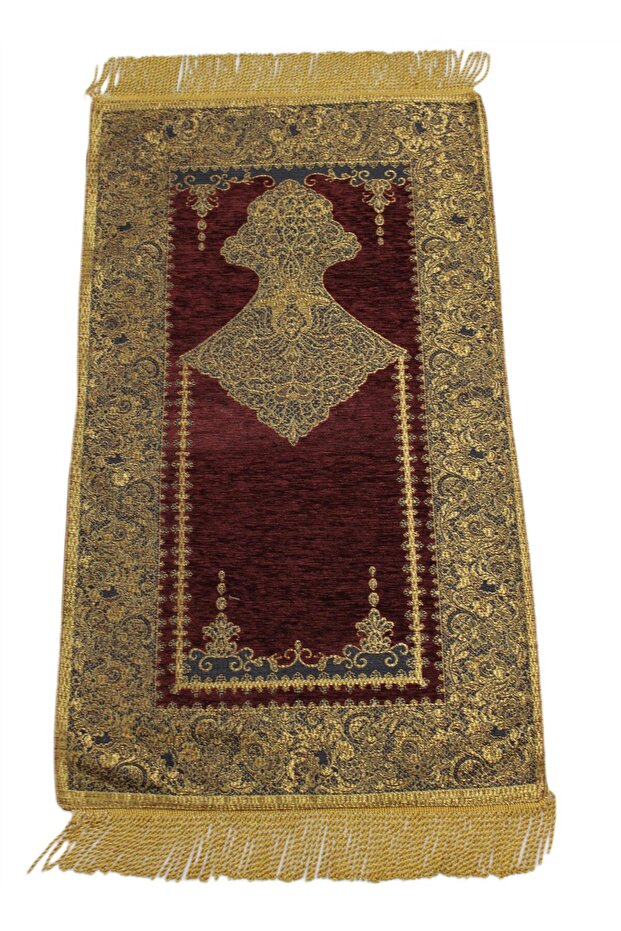 50X80 Claret Red Glitter Nursace Tapestry Chenille Children's Prayer