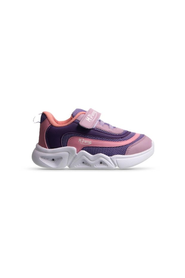Çocuk Velcro Lila Sneaker
