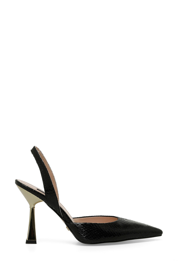 Petio 4Fx Black Women's Heeled Shoes