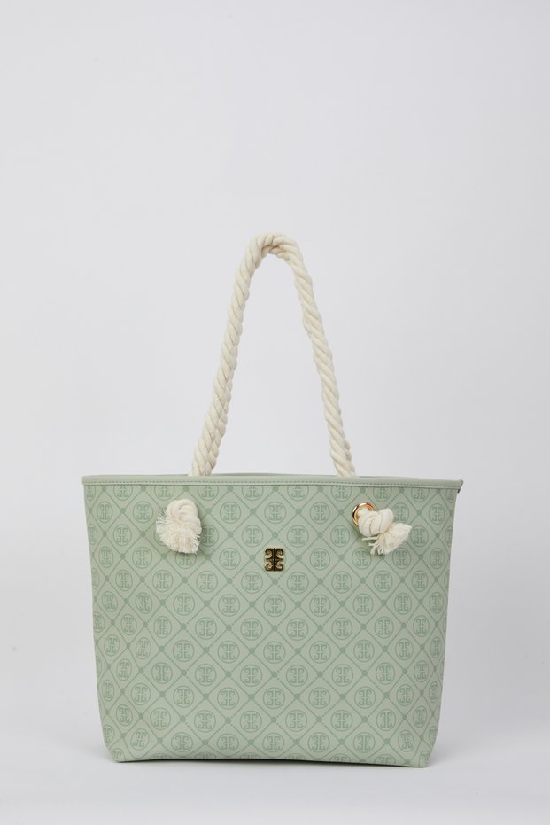 Water Green Women's Beach Bag / Shoulder Bag 05Po24Y1915