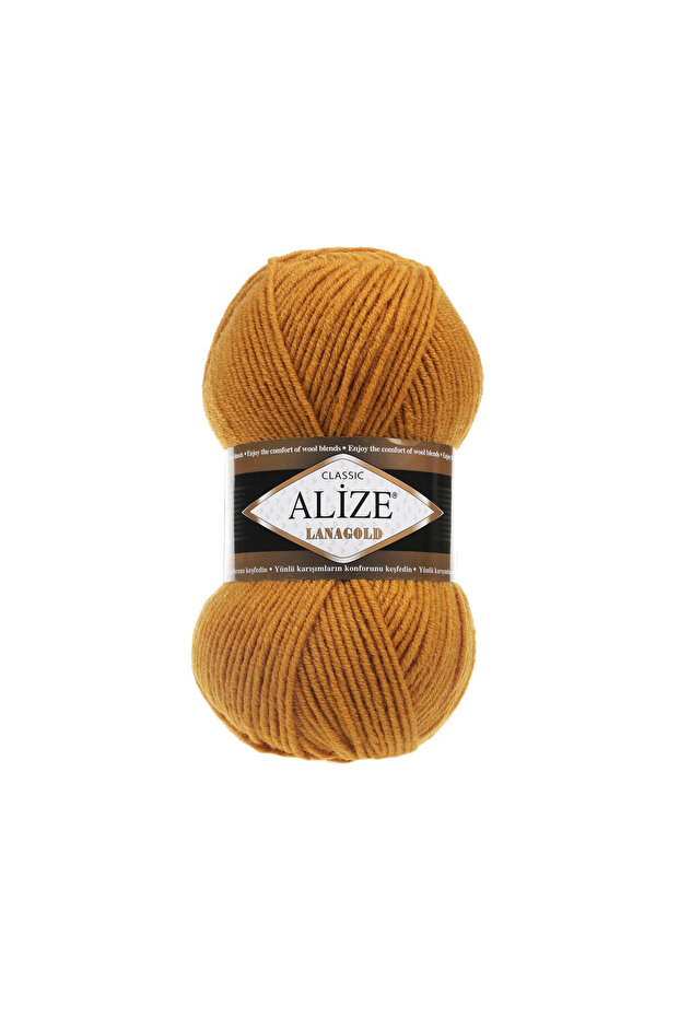 5 Pieces Alize Lanagold 645 Gold