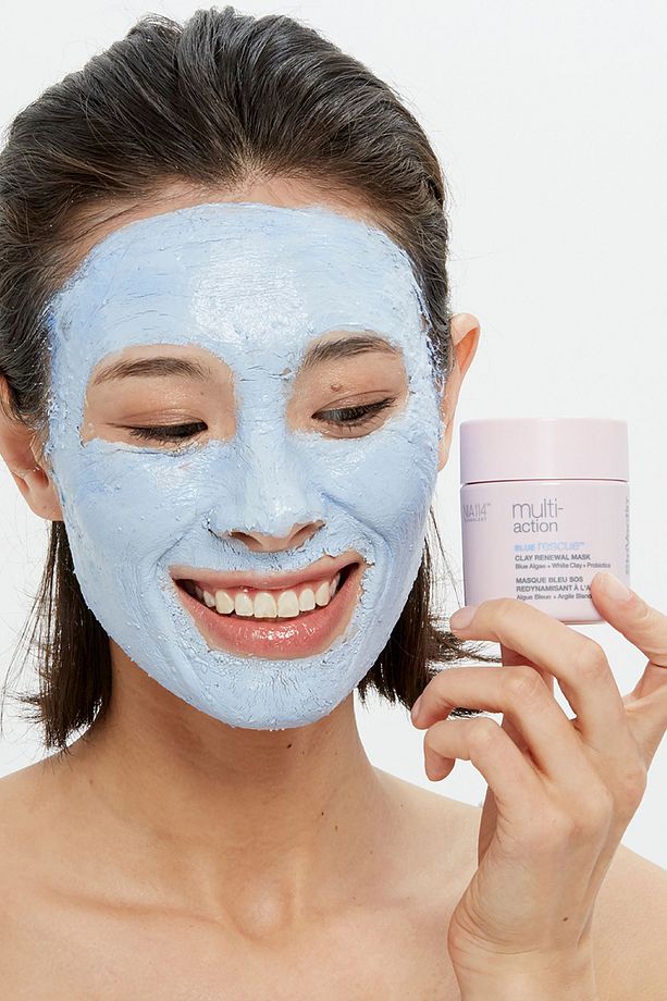 Multi Action Blue Rescue Clay Renewal Mask 94 G - 5