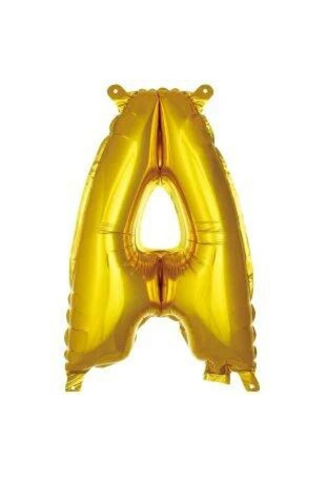Gold Color Letter a 16'' Foil Balloon 1 Piece