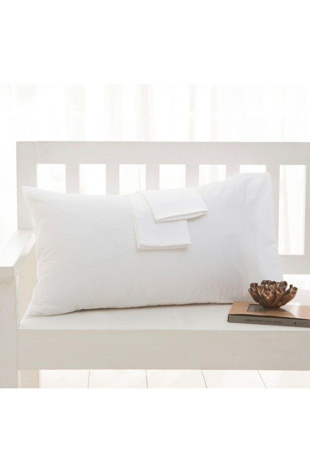 Biocotton 2-Piece Pillow Case Soft Solid Color 100% Cotton 50x70 Size