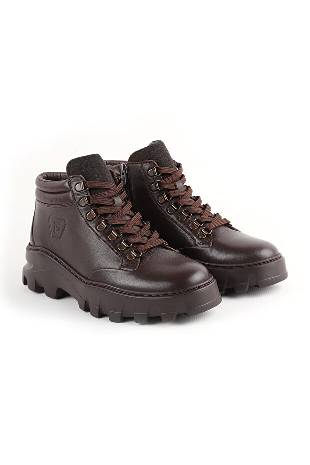 L4960 Deri Erkek Bot Kahve - 3