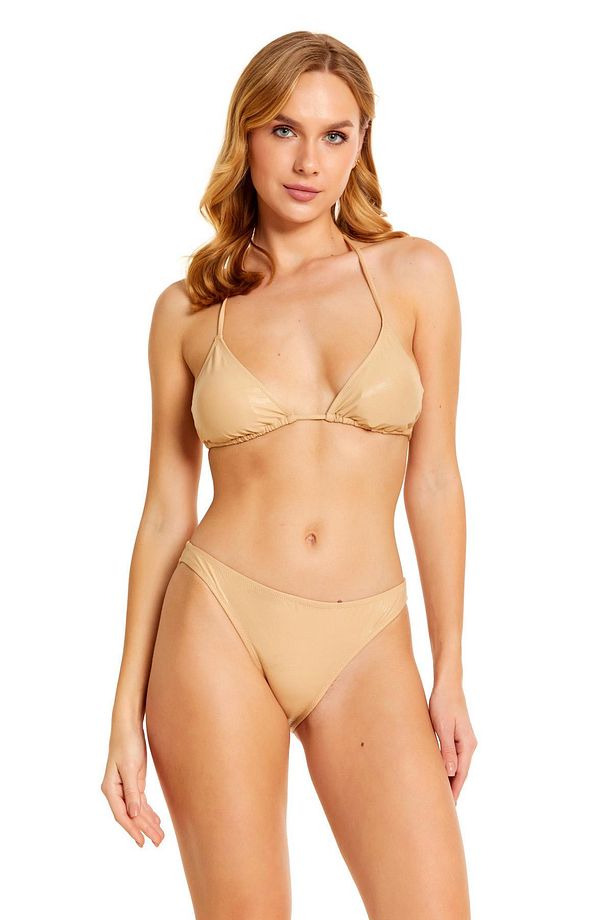 Küçük Üçgen Parlak Bikini - 1