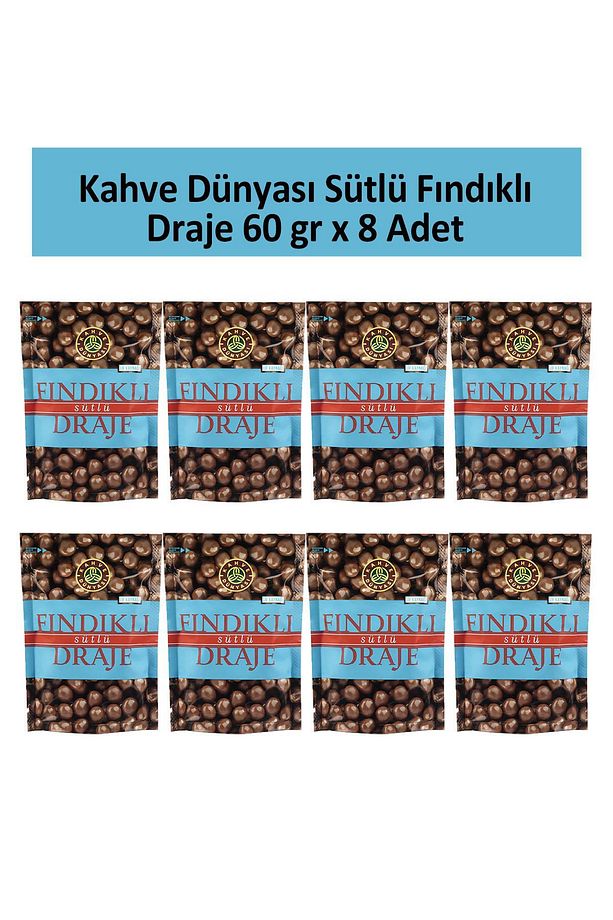 FINDIK DRAJE 60 GR x 8 Adet - 1