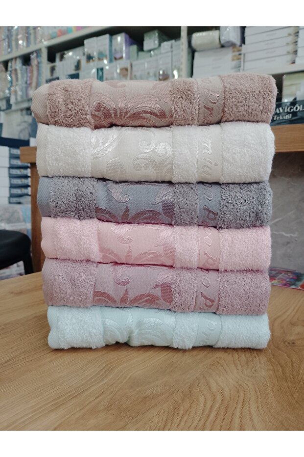 Bamboo Towel Ultra Luxury Vip Quality 6 Pieces Hand Face Towels 100% Bamboo 50x90