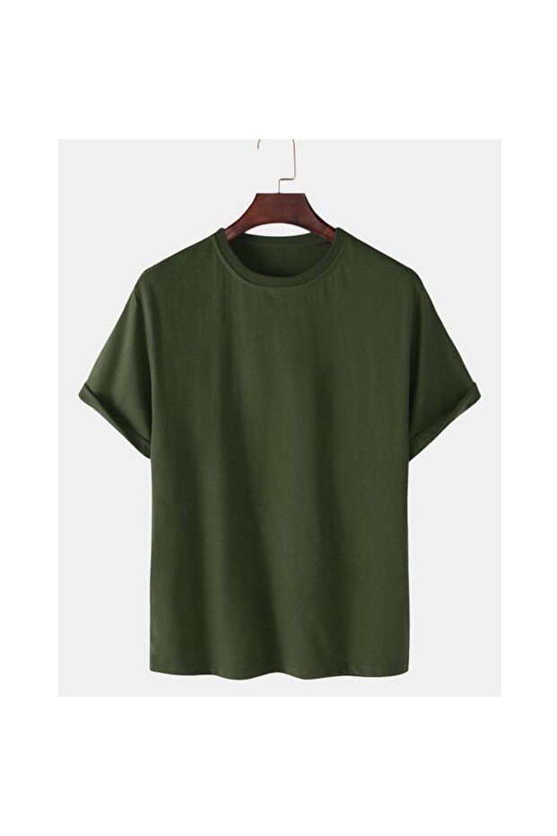 Oversize Tshirt Geniş Kalıp Düz Basic Tshirt
