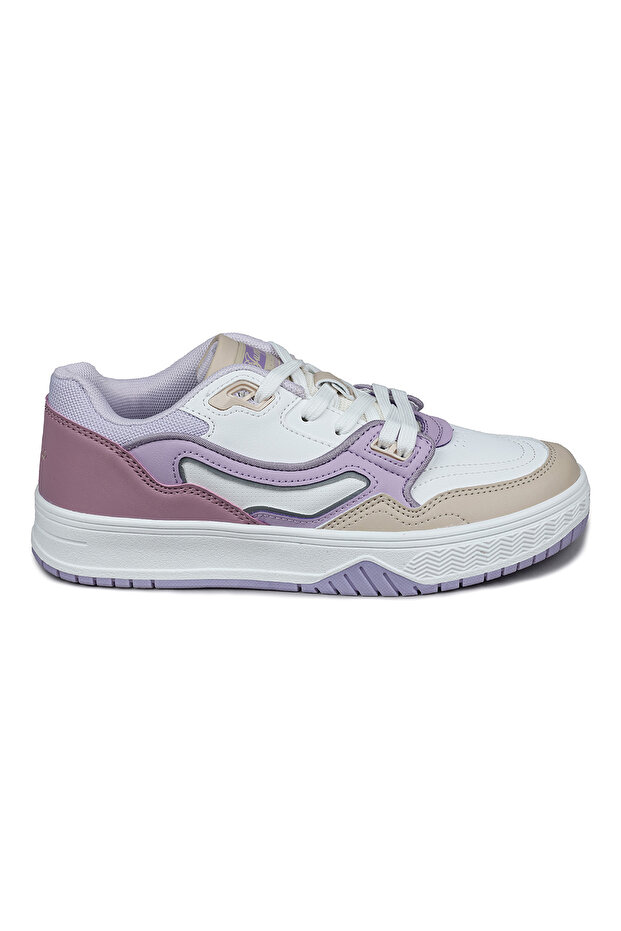 28520 White - Beige Women's Sneaker Casual Sneakers