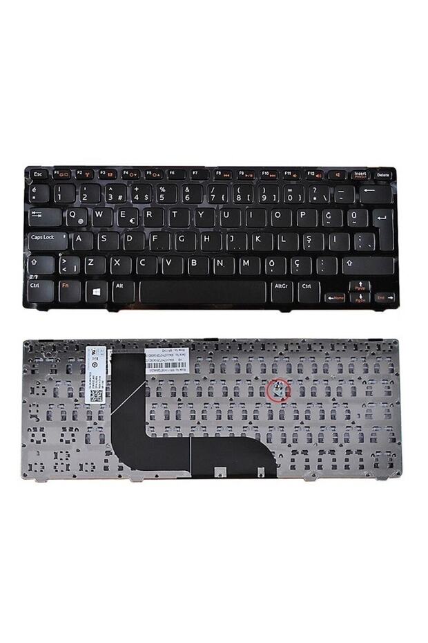 İnspiron 14Z 5423 14Z-1618I Uyumlu  Notebook Klavyesi / Siyah TR - 1