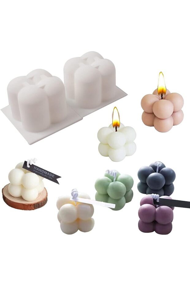 Bubble Mini Mum Kalıbı 2 Adet - 1