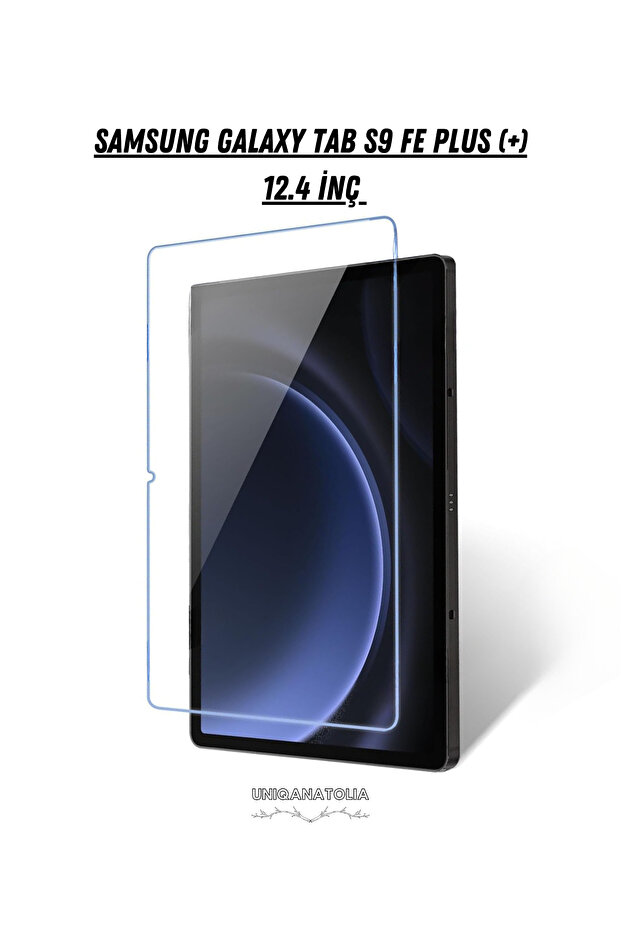 Samsung Galaxy Tab S9 FE Plus - واقي شاشة مقوى وغير قابل للكسر