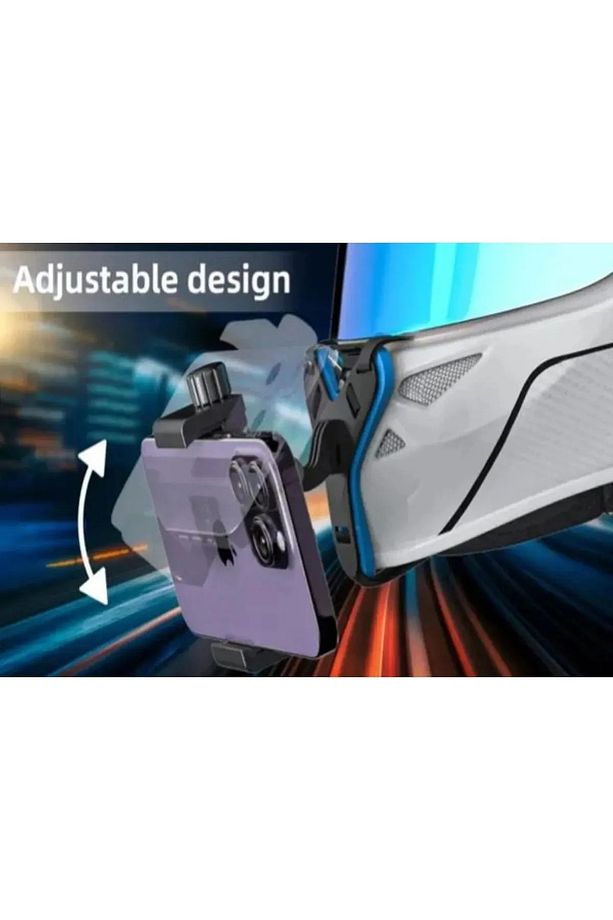 Kask Telefon Aksiyon Kamera  Bağlantı Aparatı Ayarlanabilir ÇİFT BAŞLIKLI VE YEDEK LASTİKLİDİR - 7