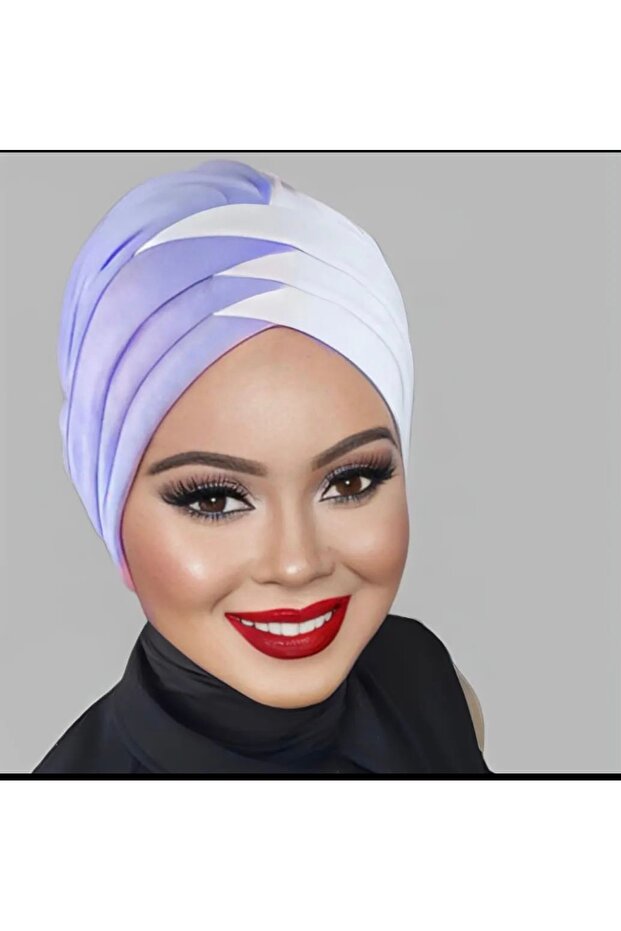 Three-Stripe Ready Women's Turban - Two Colors Hijab Bonnet