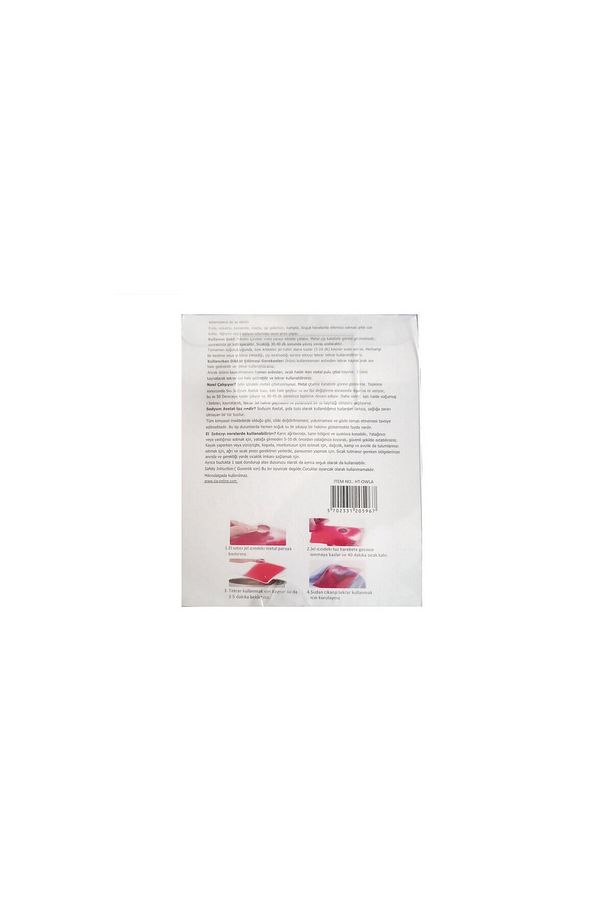 KALP EMOJİ BEYAZ GEYİK CEP SOBASI,EL ISITICI,İKİ ADET SICAK SU TORBASI PVC 9cm - 6