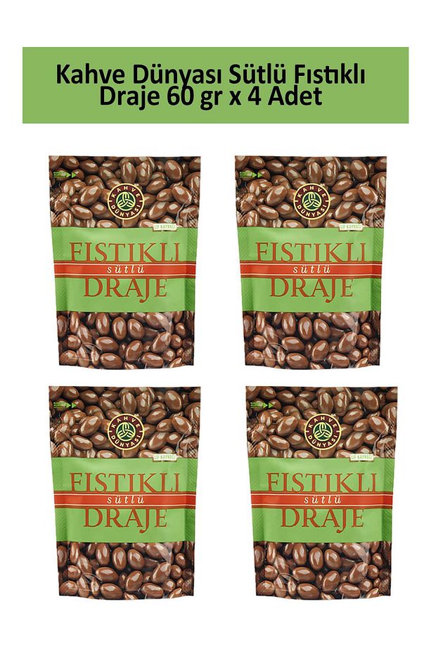 ANTEP FISTIK DRAJE 60 GR x 4 Adet - 1