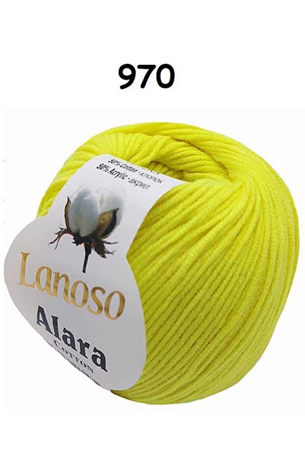 Lanoso Alara Punch & Amigurami Yarn (50Gr) - Color: 970
