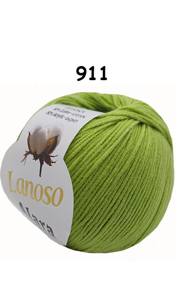 Lanoso Alara Punch & Amigurami Yarn (50Gr) - Color: 911