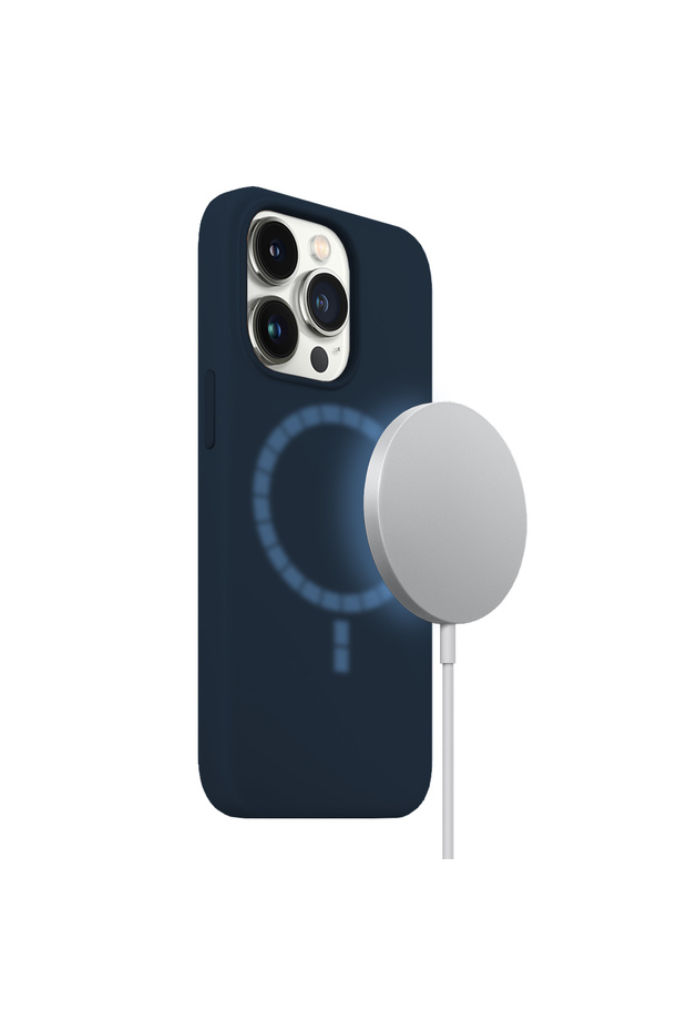 Buff iPhone 15 Pro Max Magsafe Rubber Fit Blue - 5