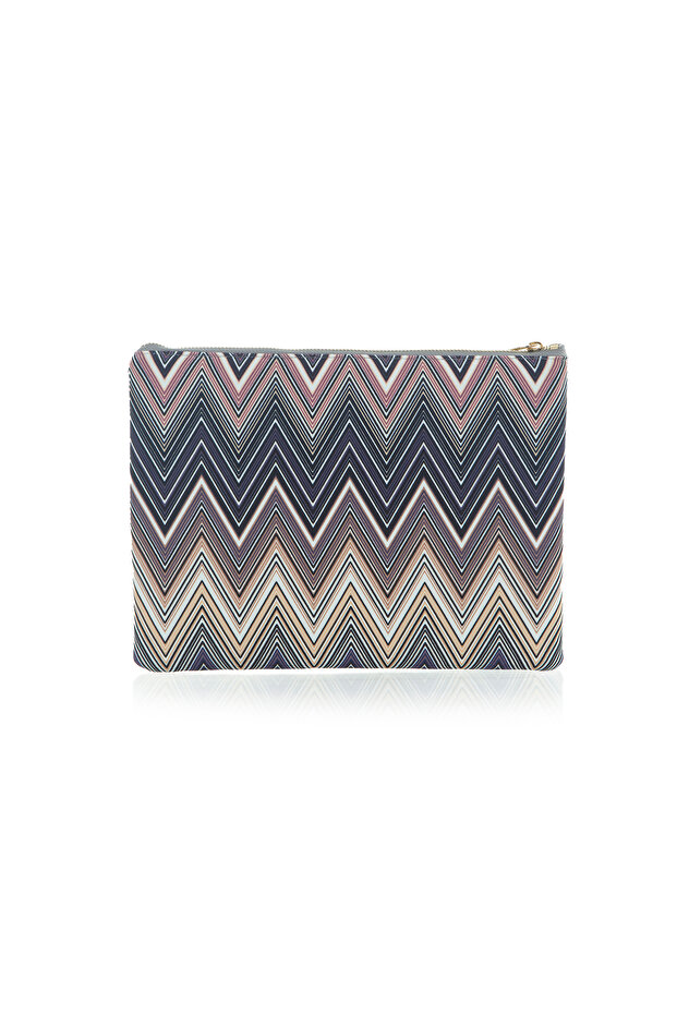 Zigzag Clutch Çanta