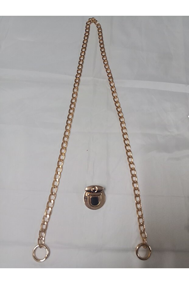 Bag Accessories Shoulder Strap Gold Color Metal Chain and Bag Cover Lock