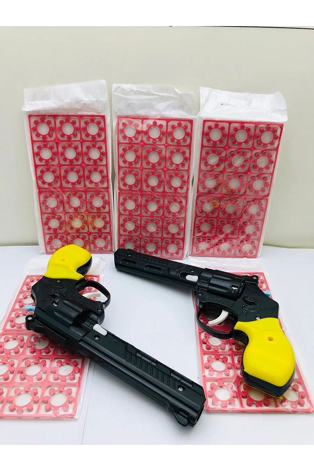 Wesson 8 Patlar 2 Adet Kapsül Pat Pat Tabanca Ve 90 Adet Kapsül - 3
