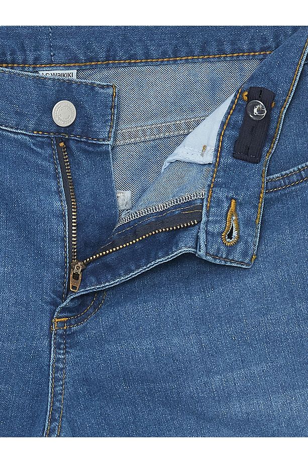 LCW Kids Basic Erkek Çocuk Jean Şort - 3