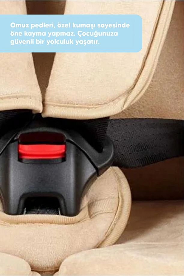 Multifix Aero Plus 9-36kg Isofix Oto Koltuğu Bej - 6