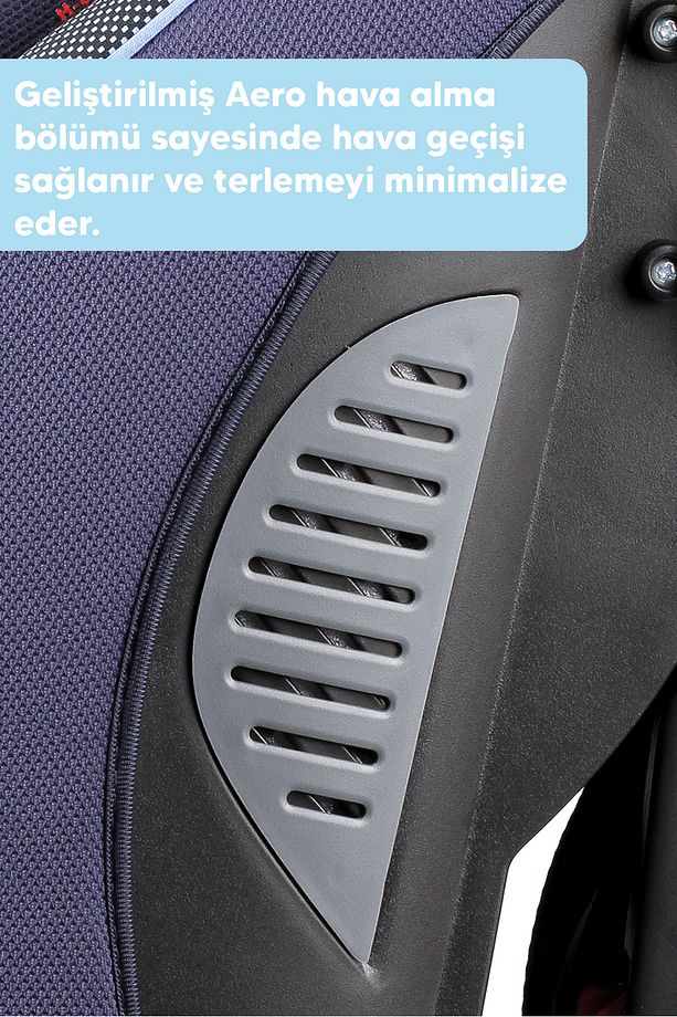 Multifix Aero Plus 9-36kg Isofix Oto Koltuğu Mavi - 7