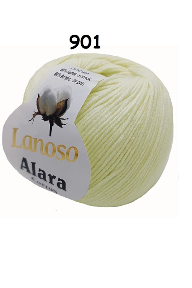 Lanoso Alara Punch & Amigurami Yarn (50Gr) - Color: 901
