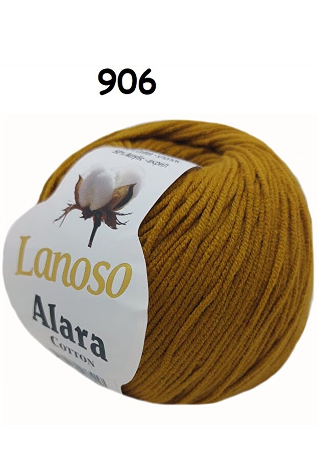Lanoso Alara Punch & Amigurami Yarn (50Gr) - Color: 906