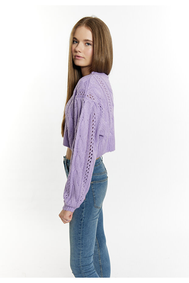 Strick Cropped Pullover - 3