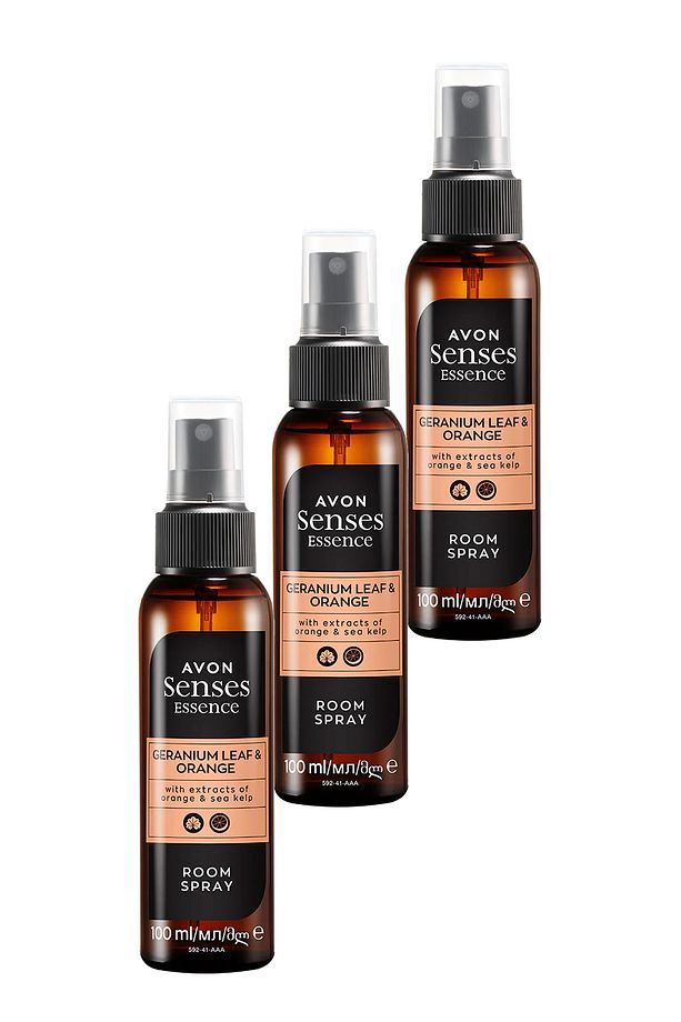 Senses Essence Sardunya Yaprağı ve Portakal Kokulu Oda Spreyi 100 Ml. Üçlü Set - 1