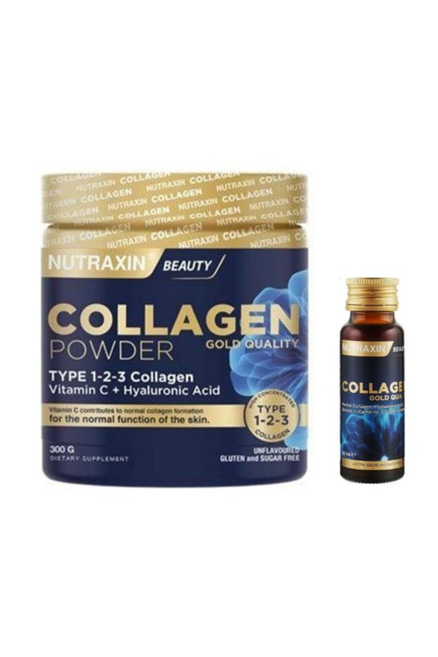 Collagen Powder Gold Quality 300Gr + 1 Collagen Shot 50ml Gift Set