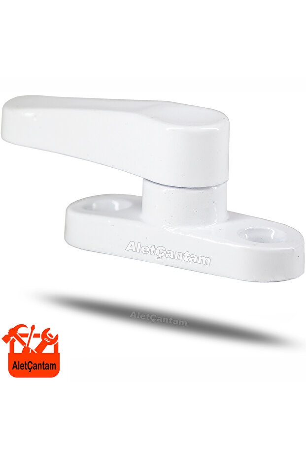 PVC Child Safety Latch Window Lock White Metal-zamak