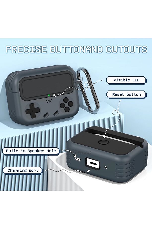 Pro 2.Nesil Ve 1.Nesil Uyumlu Kılıf Kançalı Kilitli LOOK Askı Aparatlı Game Oyun Desenli 3 boyutlu - 4