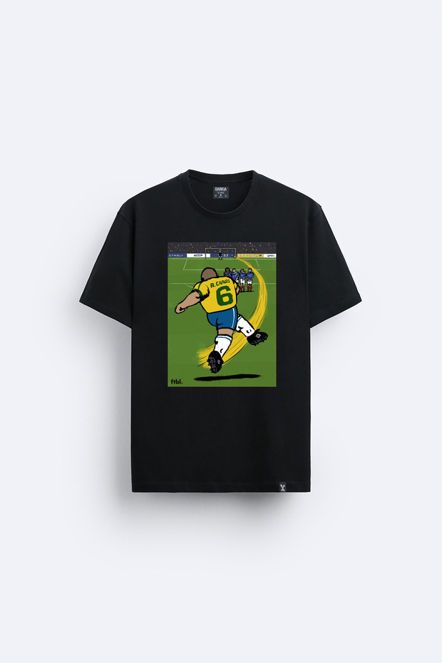 Roberto Carlos
 Special Design Printed Black T-Shirt T-shirt