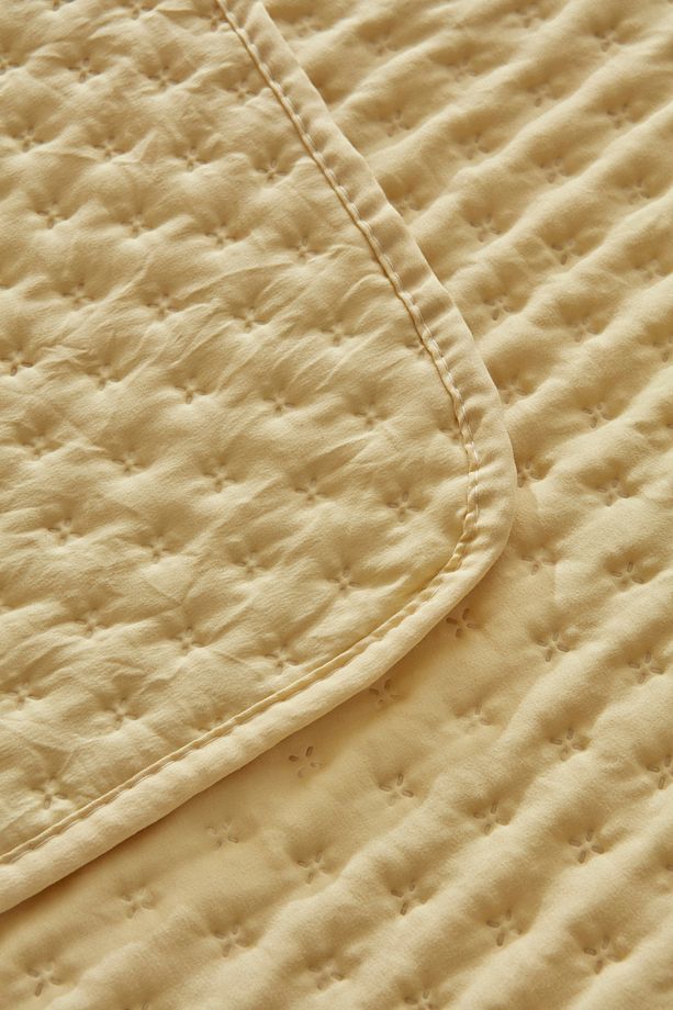 Breeze Soft Çift Kişilik Yatak Örtüsü Sarı - 6